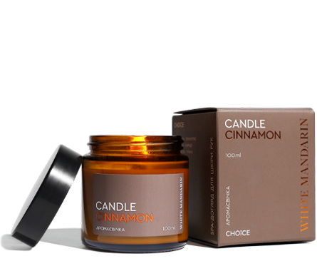 Аромасвічка «CANDLE CINNAMON» SPA-догляд для шкіри рук
